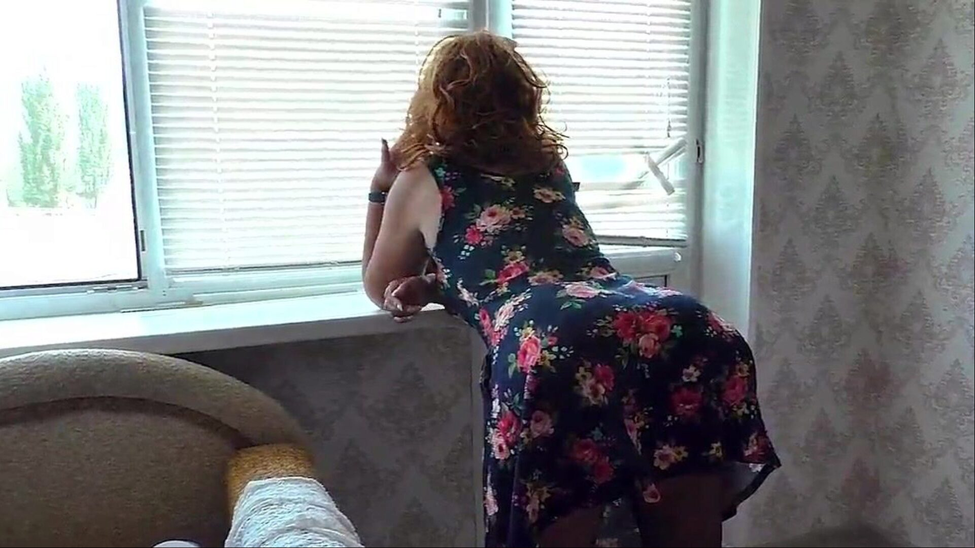 Stepmom jacked off her stepson and gave her a-hole to be screwed