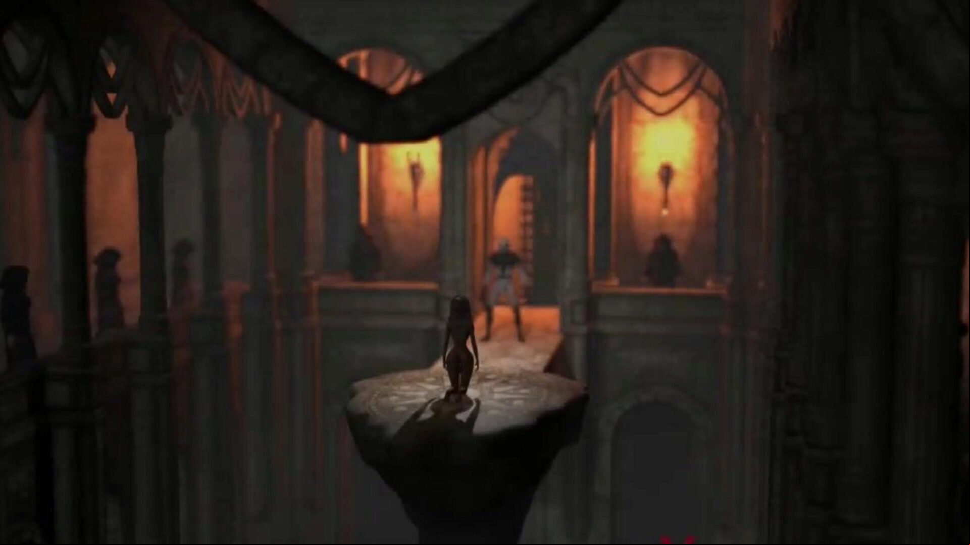 Sacrifice. Zepar the Duke of Hell plays with a hawt blonde in the castle