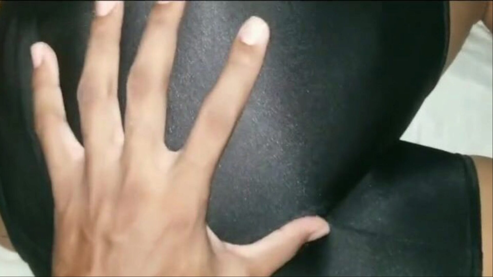 I fucked my cousin asleep on my couch and I jism inwards her muff